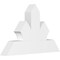 Ekena Millwork Richland Architectural Grade PVC Gable Bracket, 36"W x 22 1/2"H x 4"D x 6"F, 15/12 Pitch GBP036X23X0406RIC00 - alternate 1